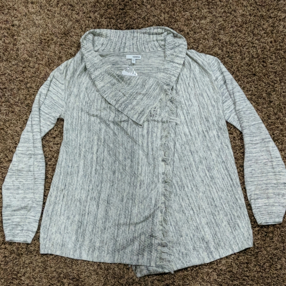 Gray sweater